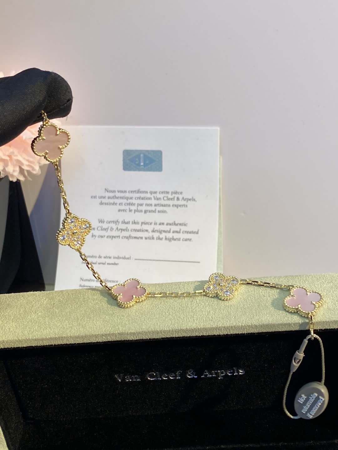 Van Cleef & Arpels Alhambra Pink Gold Bracelet